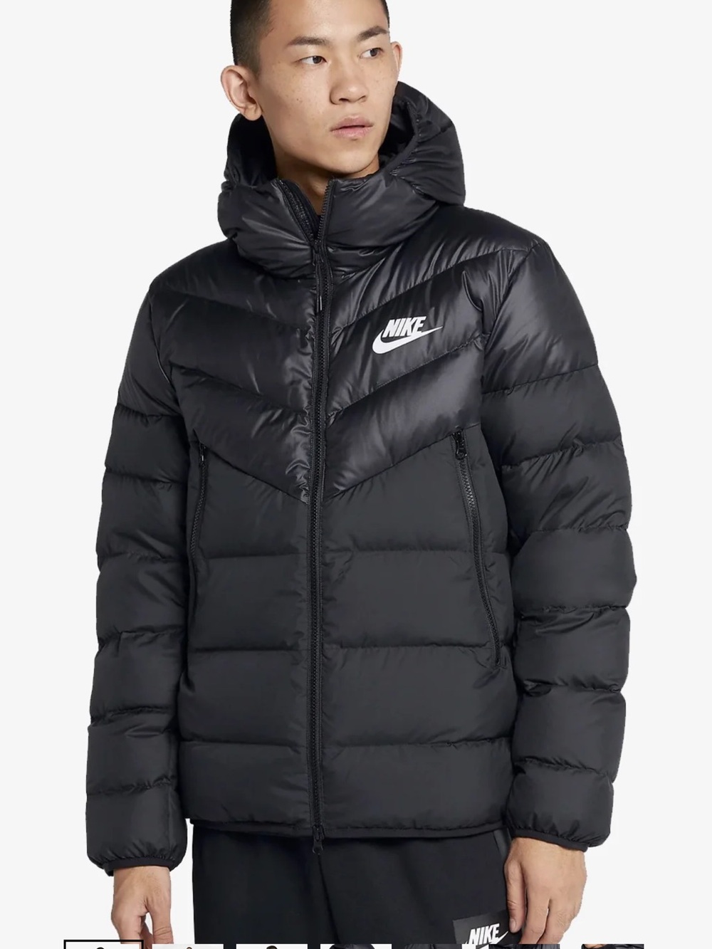 Nike DOWN FILL Sportswear Windrunner Men's Hooded Puffer Jacket